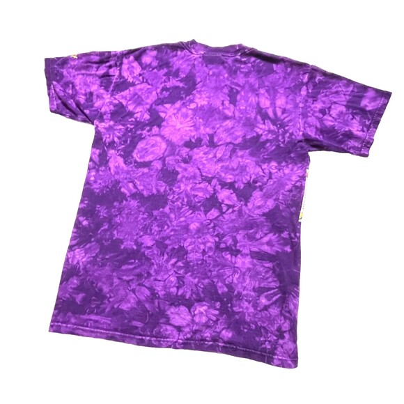 Rainforest Cafe Tree Frog Men's Purple Tie Dye 90s Vintage T Shirt - M - Picture 11 of 12